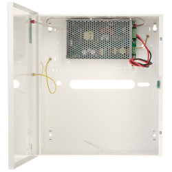 Impulsinis buferinis maitinimo šaltinis 12V 10A metaliniame korpuse su vieta 40Ah akumuliatoriui PULSAR HPSB-12V10A-D