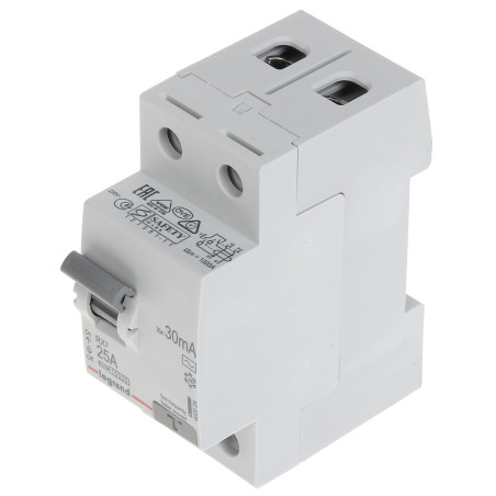 단상 누전 차단기 AC 타입 30mA 25A DIN 레일 TS-35용 RCD 설치 보호 LEGRAND LE-402024