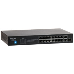 16-партовы камутатар PoE з падтрымкай SFP для ўстановак CCTV IP GTX GTX-B1-18-16G1SFP/X