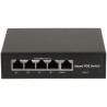 4 prievadų PoE jungiklis Gigabit Uplink 65W metalinis korpusas stalinis CCTV IP tinklo LAN GTX - Grid Telecommunication eXpert G