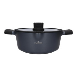 Conjunto de Panelas e Frigideiras de Alumínio 13 peças Revestimento Greblon Indução Zwieger ZW-EK-0023