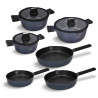9-delige pannenset met Greblon-coating voor inductie Zwieger ZW-EK-3949