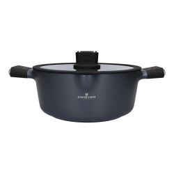 Set aluminium pannen 6 stuks Greblon coating inductie Zwieger ZW-EK-3505