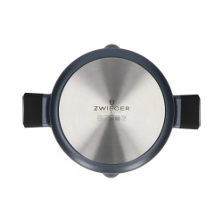 Set aluminium pannen 6 stuks Greblon coating inductie Zwieger ZW-EK-3505