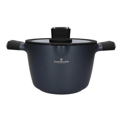 Set aluminium pannen 6 stuks Greblon coating inductie Zwieger ZW-EK-3505