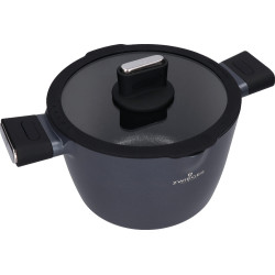 Set aluminium pannen 6 stuks Greblon coating inductie Zwieger ZW-EK-3505