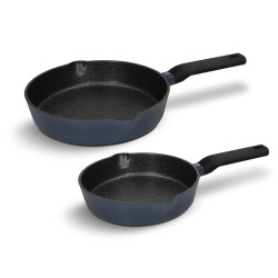 Set aluminium pannen 20cm 24cm Greblon coating inductie Zwieger ZW-EK-4854