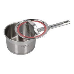 Set di pentole in acciaio 11 pz Induzione Gas Acciaio AISI 304 Set di pentole per cottura a vapore Vaporiera in acciaio Zwieger 