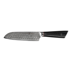 Set med 2 köksknivar Damaskusstål VG-10 Kockkniv Santoku Professionella premiumknivar present Zwieger ZW-NZD-7420