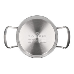 Edelstahl Topfset 8-teilig Induktion AISI 304 Stahl Kochtopfset für die Küche Zwieger ZW-GZL-8578