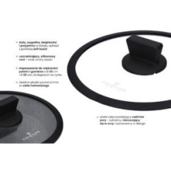 7-teiliges Topf- und Pfannenset Granitbeschichtung Greblon Induktion Backofen All-In-One Kochgeschirrset Zwieger ZW-EK-3369