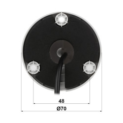 Cámara 4 en 1 AHD CVI TVI CVBS 1080p 2Mpx 3.6mm IR 60m Micrófono IP67 Exterior Tipo Bala Vigilancia CCTV DAHUA HAC-HFW1200TLM-I6