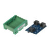 3-Port PoE Switch Extender LAN und Stromverteiler 10/100 Mbps DIN-Schienenmontage STG STG-SW-POE-3-110