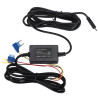 Hårdvarukit för USB-C strömförsörjning 24h parkeringsläge ACC 12V 24V för dashcam DAHUA V9H_TYPE-C