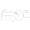 Vandalbiztos IP kamera 5 Mpx 2.7-13.5mm Motozoom WizSense DAHUA IPC-HDBW2541R-ZAS-27135-S2