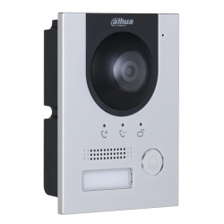 200万像素IP可视门铃 168度广角摄像头 PoE供电 IP65铝合金外壳 DAHUA VTO2201F-P-S2
