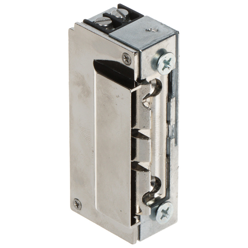 Fail-Safe Electric Strike with Slide for Flush Doors 12V AC/DC NO Low-Current Symmetric BIRA XS12R-C