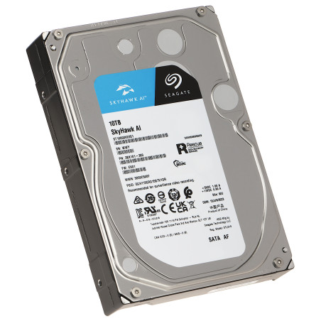 Disque dur HDD 10 To pour surveillance CCTV enregistreur 3.5 pouces SATA III 24/7 Surveillance AI Internal Drive Video SEAGATE H