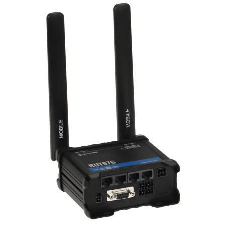Dostopna točka 5G usmerjevalnik Dual SIM 2.4GHz 5GHz WiFi 4G LTE GPS RS-232 RS-485 IoT Mesh Teltonika RUT976