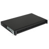 19インチ 1U 光ファイバーパッチパネル 24ポート SCデュプレックス LCクアッド スライド式引き出し ブラック ケーブルオーガナイザー付き STALFLEX TFDP-19-1U-24D-SC-B