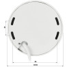 IP-camera 4Mpx 2.8mm WizSense Smart Dual Light WDR IR30m LED30m IK10 IP67 DAHUA IPC-HDBW2449F-AS-IL-0280B