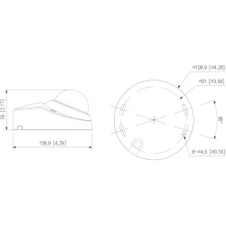 IP-camera 4Mpx 2.8mm WizSense Smart Dual Light WDR IR30m LED30m IK10 IP67 DAHUA IPC-HDBW2449F-AS-IL-0280B