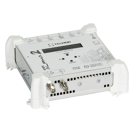 Amplificador de canal digital multibanda DVB-T/T2 VHF UHF FM DAB con filtro LTE/5G TELMOR WWK-ALPHA-2
