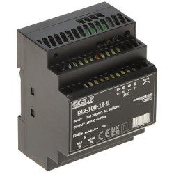 Τροφοδοτικό μεταγωγής ράγας DIN 12V DC 7.5A 90W ρύθμιση τάσης υψηλή απόδοση τοποθέτηση TS35 σταθεροποιημένο AC DC Delta DL2-100-