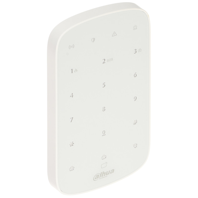 Trådløst tastatur med RFID-læser til 868MHz alarmsystemer DAHUA ARK30T-W2(868)