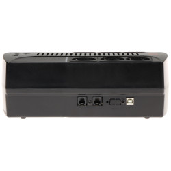 Záložný zdroj UPS 650VA 390W AVR 6 zásuviek Schuko prepäťová ochrana filter EMI RFI USB UPSmart EAST AT-UPS650-PLUS