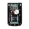 LED 광음향 외부 경보기 피에조 115dB 안티탬퍼 1.3Ah 배터리 가정용 경보기 Delta Alarm MR-100R/BLACK-S