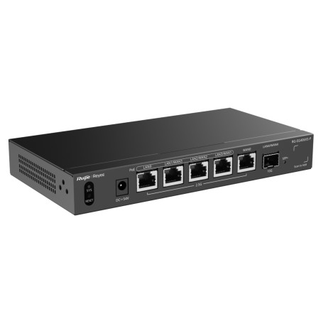 Verwaltbarer 2.5G PoE+ SFP+ 10G VPN Cloud Load Balancing Netzwerk-Switch Router REYEE RG-EG406XS-P