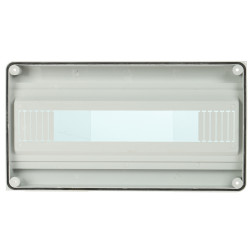Hermetische opbouwverdeelkast 18-modules IP65 elektrische zekeringkast ABS UV DIN-rail behuizing ELPROMET HT-18
