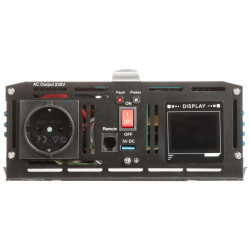 24V 230V 3000W 6000W 순수 정현파 블루투스 USB 슈코 전압 변환기 EUROPOWER INV/24/3000/PS/SF/B