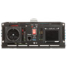 24V 230V 3000W 6000W 순수 정현파 블루투스 USB 슈코 전압 변환기 EUROPOWER INV/24/3000/PS/SF/B