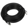 Patchcord RJ45 S/FTP Cat. 8 40Gbps 2000MHz Blindado SSTP 15m Preto Profissional LAN UNITEK C18149AGY03-15M
