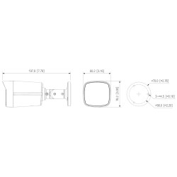 WizSense WizColor 800万像素 4K UHD 3.6 mm 筒型网络摄像机 DAHUA IPC-HFW2849TL-S-LED-0360B-PRO