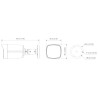 WizSense WizColor 800万像素 4K UHD 3.6 mm 筒型网络摄像机 DAHUA IPC-HFW2849TL-S-LED-0360B-PRO
