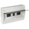 ตู้คอนซูเมอร์ยูนิตแบบติดผนัง 18 โมดูล IP40 พร้อมฝาใสและราง TH35 N+PE Elektro-Plast Nasielsk ELEGANT-1X18/NT/W/EPN