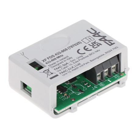Toveis radiomottaker for FAAC Digital Signature portautomatiseringssystemer FAAC FAAC-XF-FDS/433-868