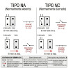 Recessed Magnetic Reed Switch NO NC Brown for Doors Windows Alarm Magnetic Sensor Switch ACTii AC3849