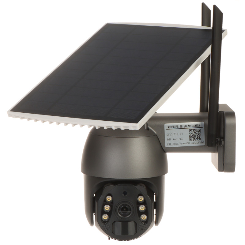 Solare IP 4G LTE Schwenkbare Außenkamera 3Mpx Tuya Smart Drahtlose Überwachung 10W Panel APTI APTI-W21S4G-TUYA-S2B