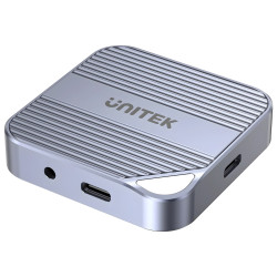 Večfunkcijski čitalnik kartic SD microSD USB-C HDMI 4K 60Hz Audio Jack PD 100W MagSafe Hub adapter UNITEK S1244CGY01