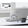 Multifunktionell SD microSD USB-C HDMI 4K 60Hz Audio Jack PD 100W MagSafe Hub-adapter UNITEK S1244CGY01