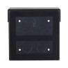 Opbouwbehuizing voor modulaire video-intercom regenkap aluminium zwart dakje DAHUA VTM76