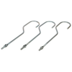 Бетонен анкер за решетъчни мачти фундаментен стоманен поцинкован солиден монтажен регулируем DELTA MK-1.5/KOT*P3