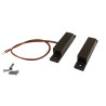 3x Magnetic Contact Sensor Side 64mm 20mm Brown NC Alarm Window Door Magnetic Detector ACTii AC3288
