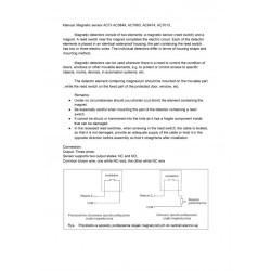3x Sensor Magnético de Contacto Lateral Castanho NC 64mm Folga 25mm de Alarme para Portas Janelas Portões ACTii AC3519