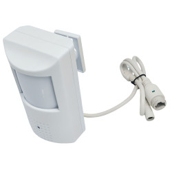 Hidden IP Camera in PIR Motion Sensor 1/2.7 CMOS 8MP 3840x2160 H.265 PoE IR LED 48X 940nm FTP 3.7mm ACTii AC6362