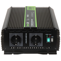 Przetwornica napięcia DC/AC 12V/230V 3000W/6000W aproksymowana sinusoida Green Cell INVGC12-GC
